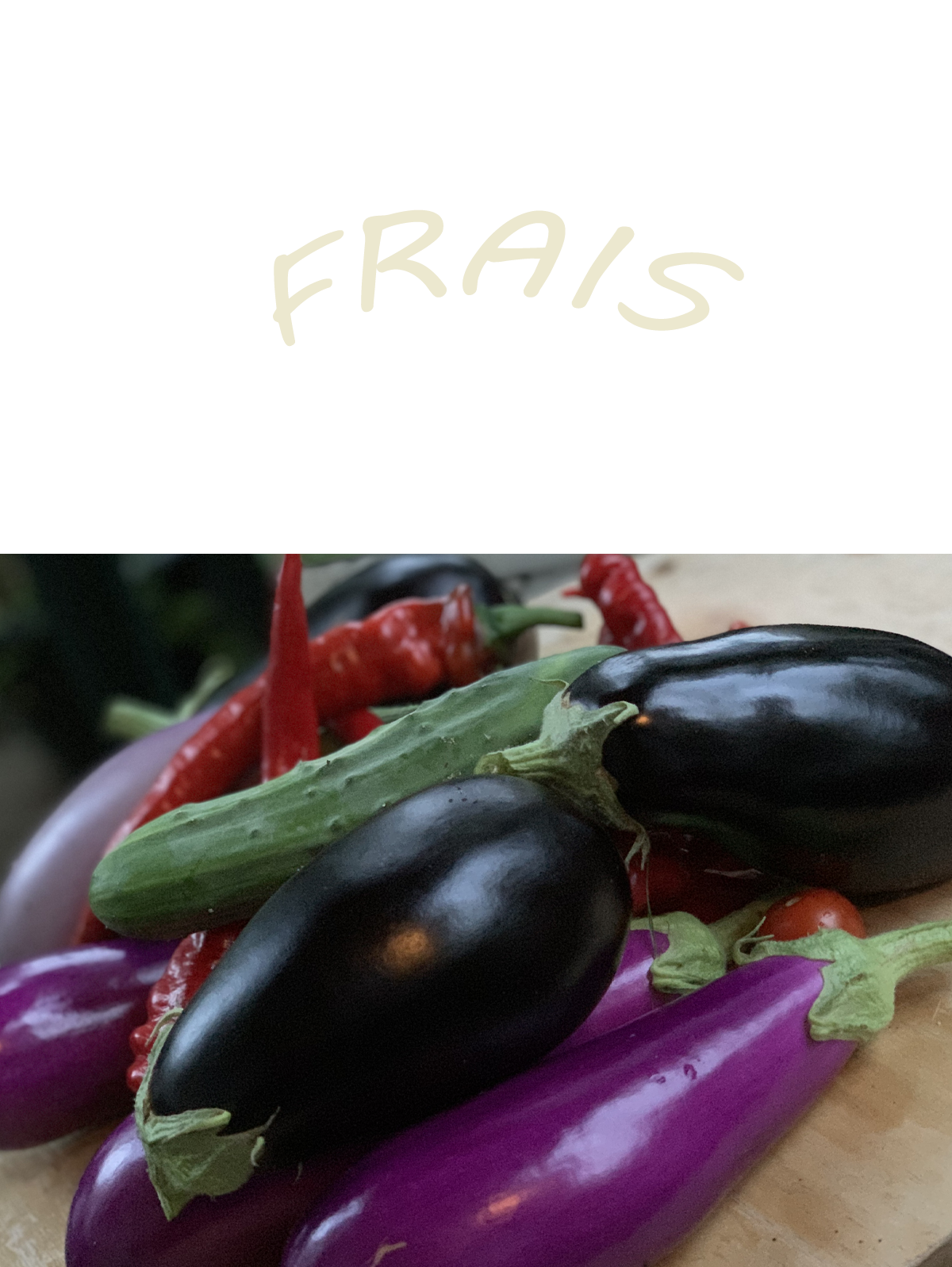 UNE SELECTION D'ALIMENTS